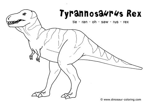 33 Best Printable Tyrannosaurus Rex Colouring Page Aivisaffizza