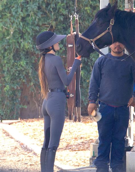 Kendall Jenner Enjoys A Day Of Horseback Riding