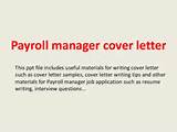 Images of Letter Of Recommendation For Payroll Manager