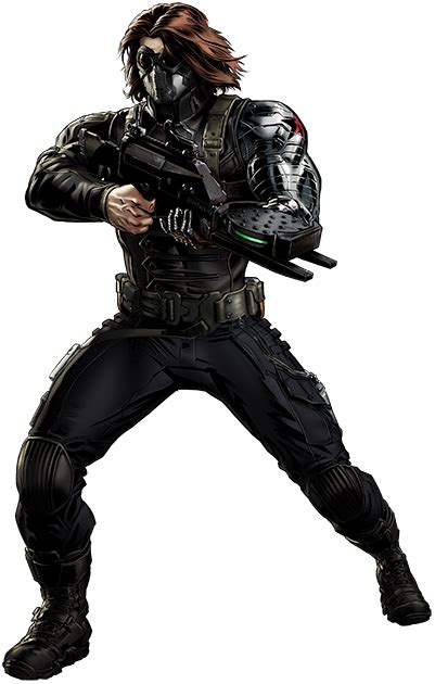 Image Winter Soldier Portrait Artpng Marvel Avengers Alliance