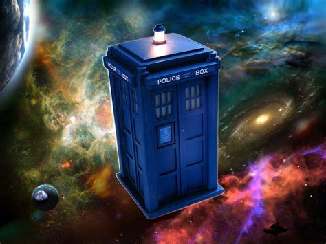 Tardis Widescreen Wallpaper