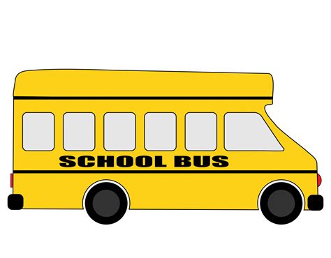 School Bus Black And White School Bus Side View Clipart Black And White