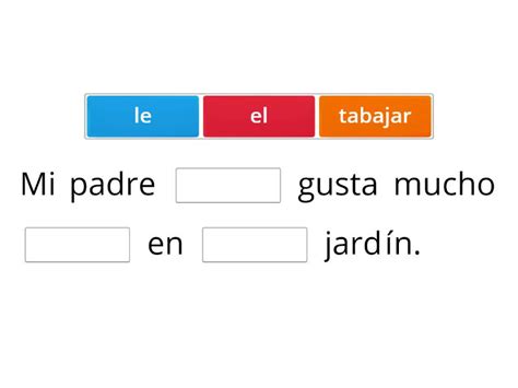 Th Grade Present Tense Verbs Y Gustar Missing Word