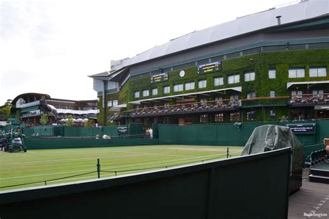 Play is scheduled to start on centre and no.1 courts at 1.00p.m. Centre Court - Church Road SW19 5AF | Buildington