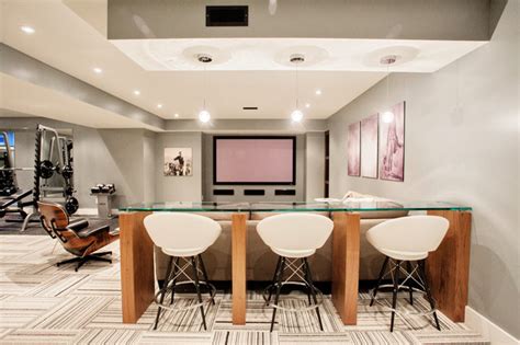 Funky Fresh Basement Contemporary Basement Other Metro By