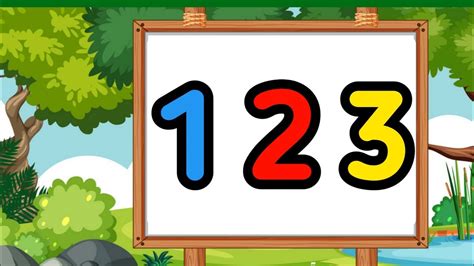 123 Numbers Counting For Kids 1 To 10 One Two Three Counting Numbers