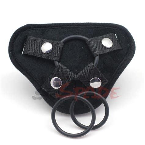 Black Velvet Strap On Dildo Bondage Restraint Strap On Harness Large Size Strap Accessories