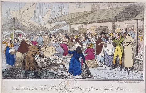 Billingsgate London 1820 Stock Image C0449786 Science Photo