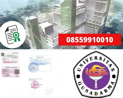 Jasa Legalisir Ijazah Universitas Gunadarma Depok Di Kemenristek Dikti