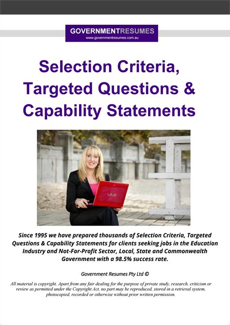 Government Resumes Selection Criteria Targeted Questions