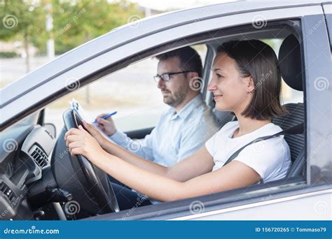 learning to drive a car driving school stock image image of hand attractive 156720265