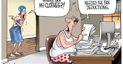 Cartoonist Gary Varvel The Income Tax Deadline