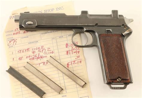 Nazi Marked Steyr Hahn M1912 9mm Sn 1687z