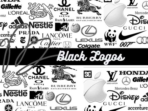 41 Brilliant Black Logos Of Popular Brands Benextbrandcom