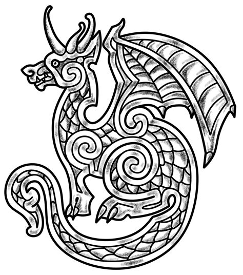 Celtic Dragon By Feivelyn On Deviantart