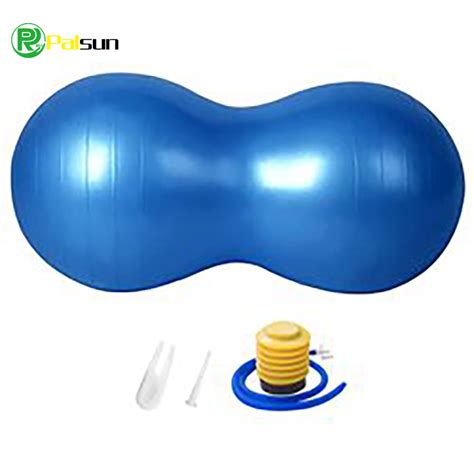 Pvc Peanut Ball Exercise Pilates Yoga Balance Ball Fitness Training Inflatable Ball China
