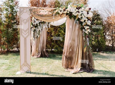 Magnificent Wedding Arch For A Wedding Ceremony The Square Arch