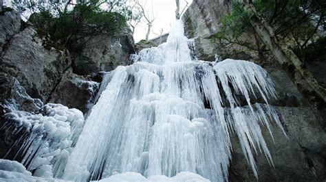 Winter Waterfall Wallpapers Top Free Winter Waterfall Backgrounds