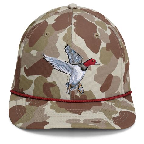 Redhead Duck Hat 6 Panel Waterfowl Rope Cap Paramount Outdoors