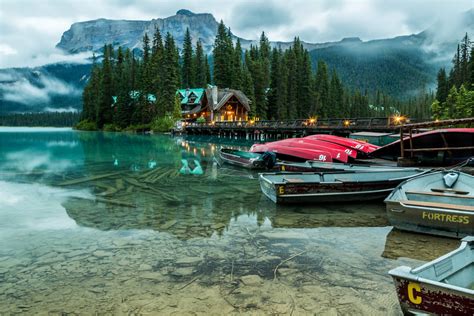 Emerald Lake British Columbia Canada Part Of The Paradise On Earth