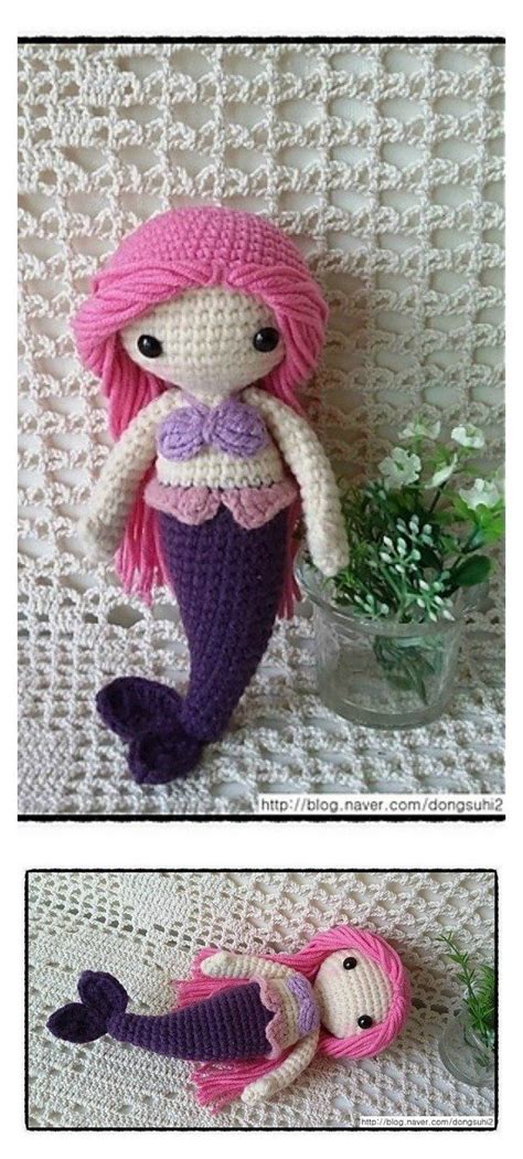 10 Crochet Amigurumi Mermaid Doll Patterns Free And Paid In 2020