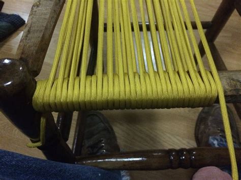 Weave Chair Seats With Paracord 8 Steps With Pictures Instructables