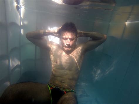 Underwater Man Breath Holding Tank Water Free Image From Needpix Com