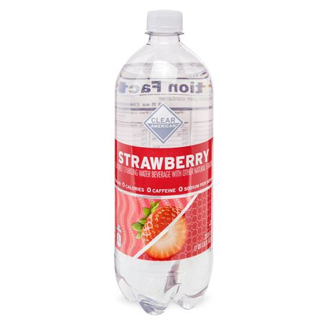 Clear American Sparkling Water Strawberry 338 Fl Oz