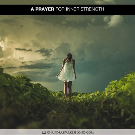 Chandra Sparks Splond Offers A Prayer For Inner Strength