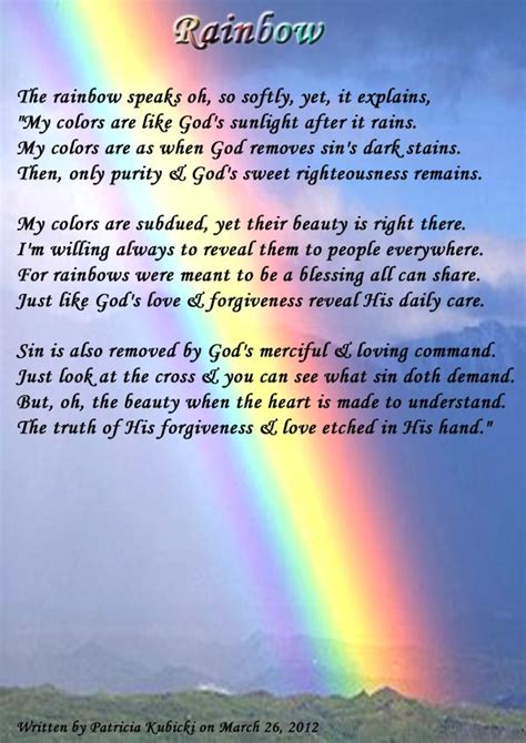 Poems About The Rainbow