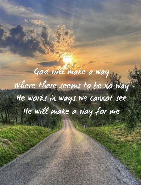 God Will Make A Way Bible Quotes Eldora Conger