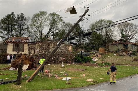 At Least 3 Dead After Large Tornadoes Cause Damage Across Alabama