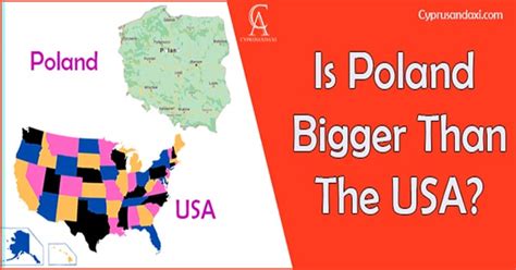 Is Poland Bigger Than The Usa Size Comparison