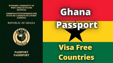 Ghana Passport Visa Free Countries 2023 Youtube