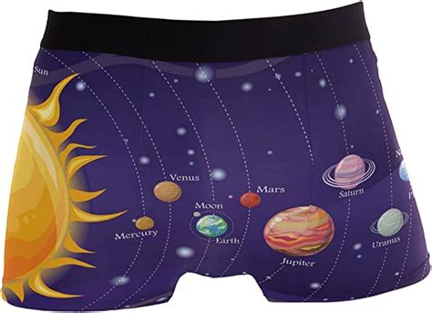Men S Boxer Brief Underwear Universe Galaxy Astronomy Boxers For Men