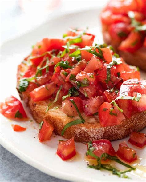 Real Tomato And Basil Bruschetta Recipe Cart