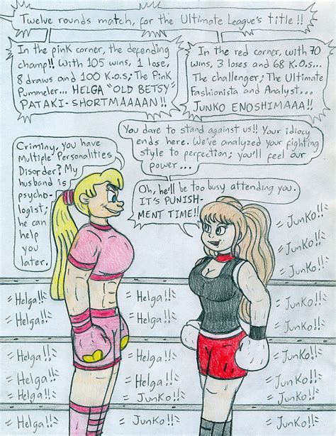 Cartoon Female Boxing On Female Boxing Deviantart