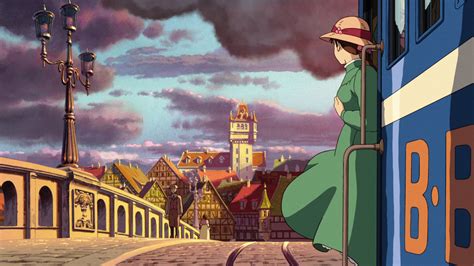 Wallpaper Studio Ghibli Anime Hauru No Ugoku Shiro Howls Moving