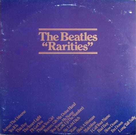Rarities By The Beatles 1979 10 00 Lp Parlophone Cdandlp Ref