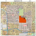 Inglewood California Street Map 0636546