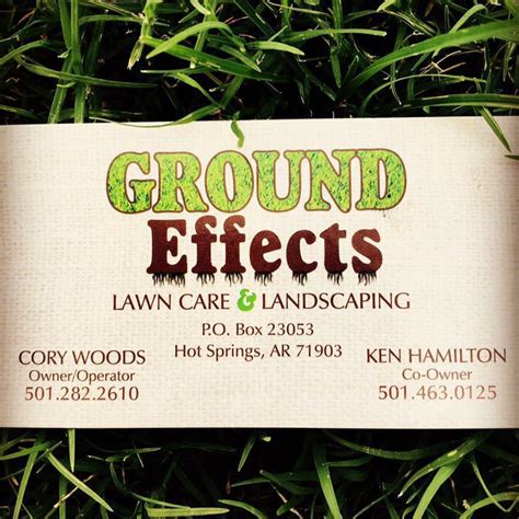 Ground Effects Lawn Care And Landscaping Hot Springs Ar