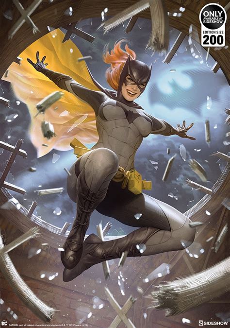 Batgirl Fine Art Print By Alex Garner Sideshow Collectibles Batman