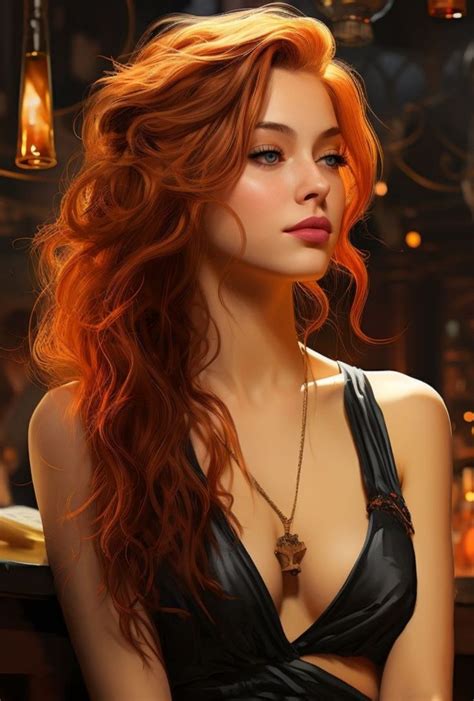 Fantasy Art Women Fantasy Girl Fantasy Female Warrior Fantasy Romance Beautiful Redhead