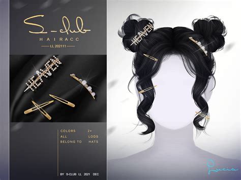 Hairpin Acc 202111lucia The Sims 4 Catalog