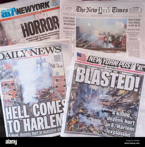 Front Pages New York Newspapers Hi Res Stock Photography And Images Alamy