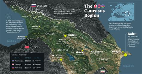 Map Explainer The Caucasus Region