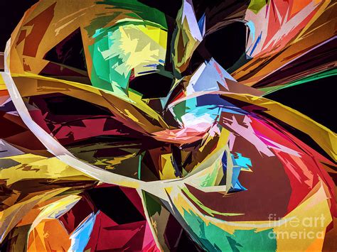 Abstract Colors Digital Art By Phil Perkins Pixels