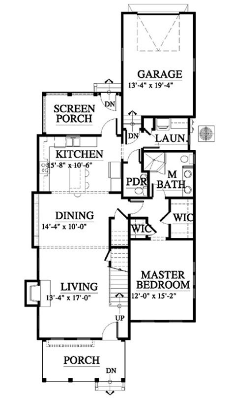 Small House Open Floor Plan Custom Modifications Available On Most Plans