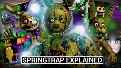 Fnaf Animatronics Explained Springtrap Five Nights At Freddys Facts