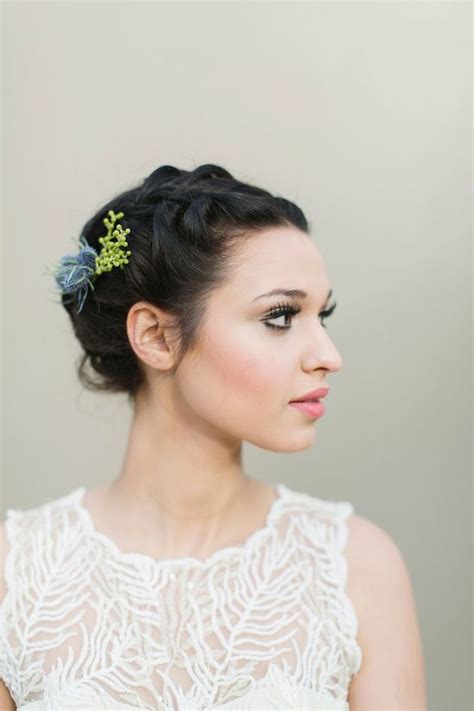 48 Chic Wedding Hairstyles For Short Hair Deer Pearl Flowers